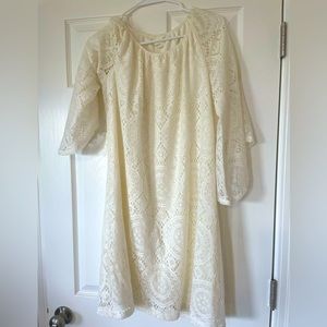 White lace Dress